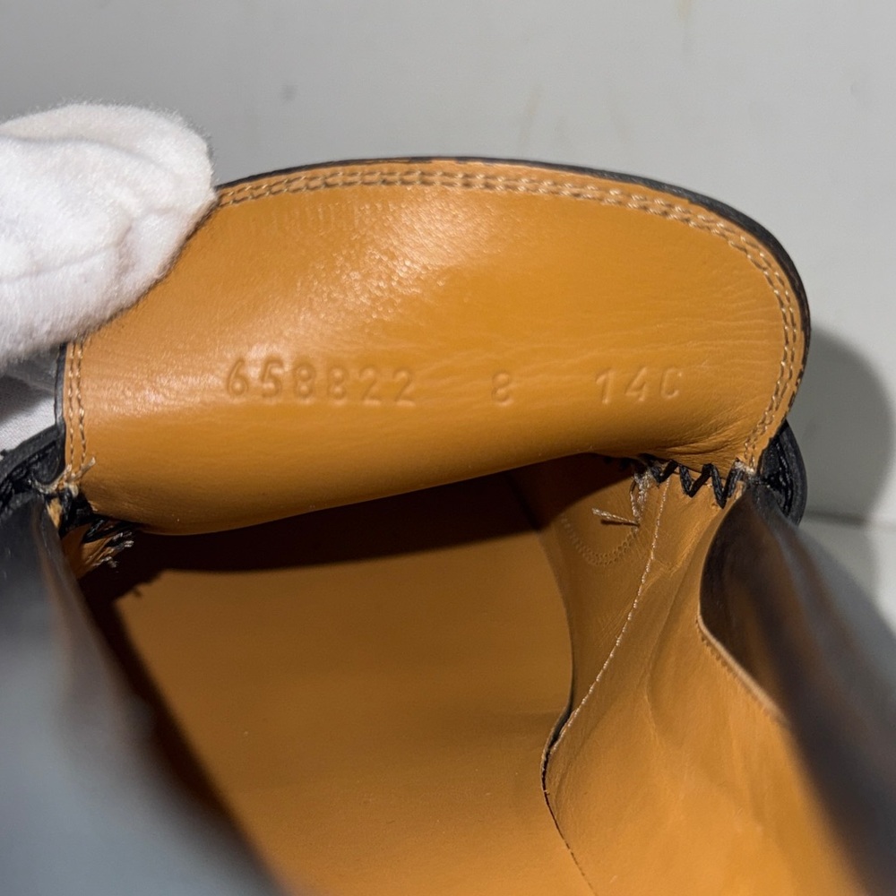 Authentic GUCCI Unisex Horsebit Leather Loafers - Picture 3 of 11